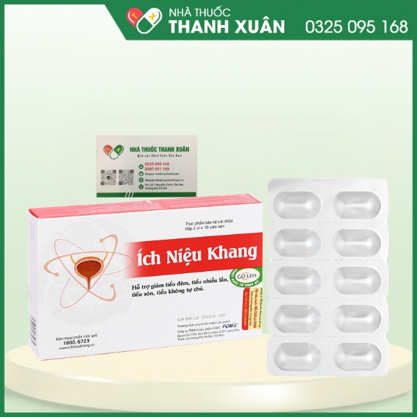 Ích niệu khang - Hỗ trợ giảm chứng rối loạn tiểu tiện